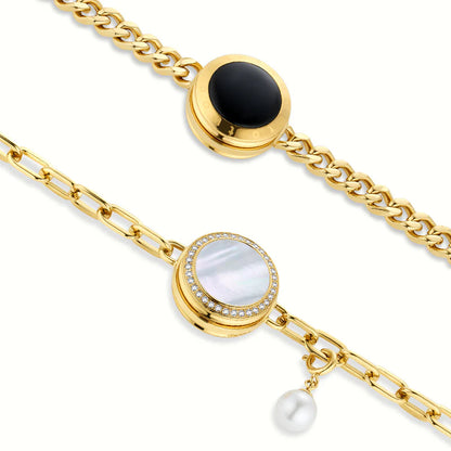 Touch Bond Bracelets(Gold +Gold)